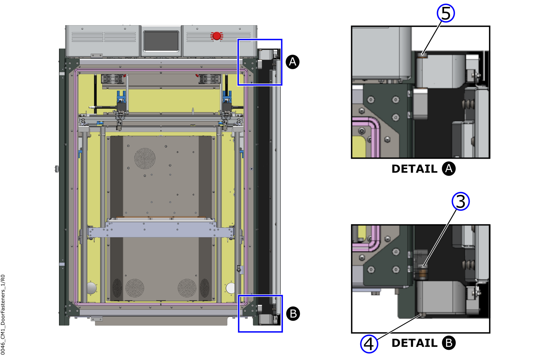 Remove Door Fasteners