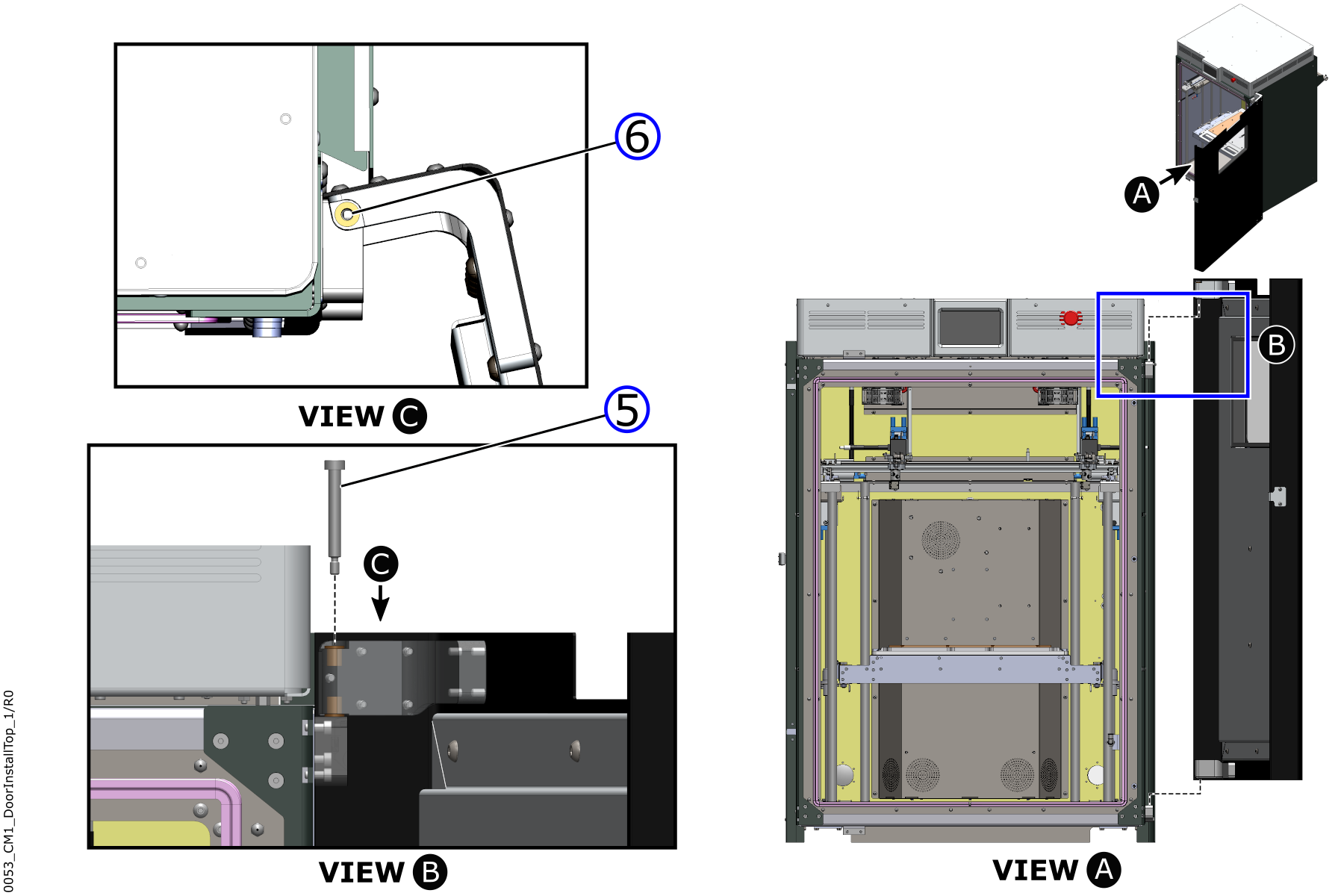 Door with Support Object