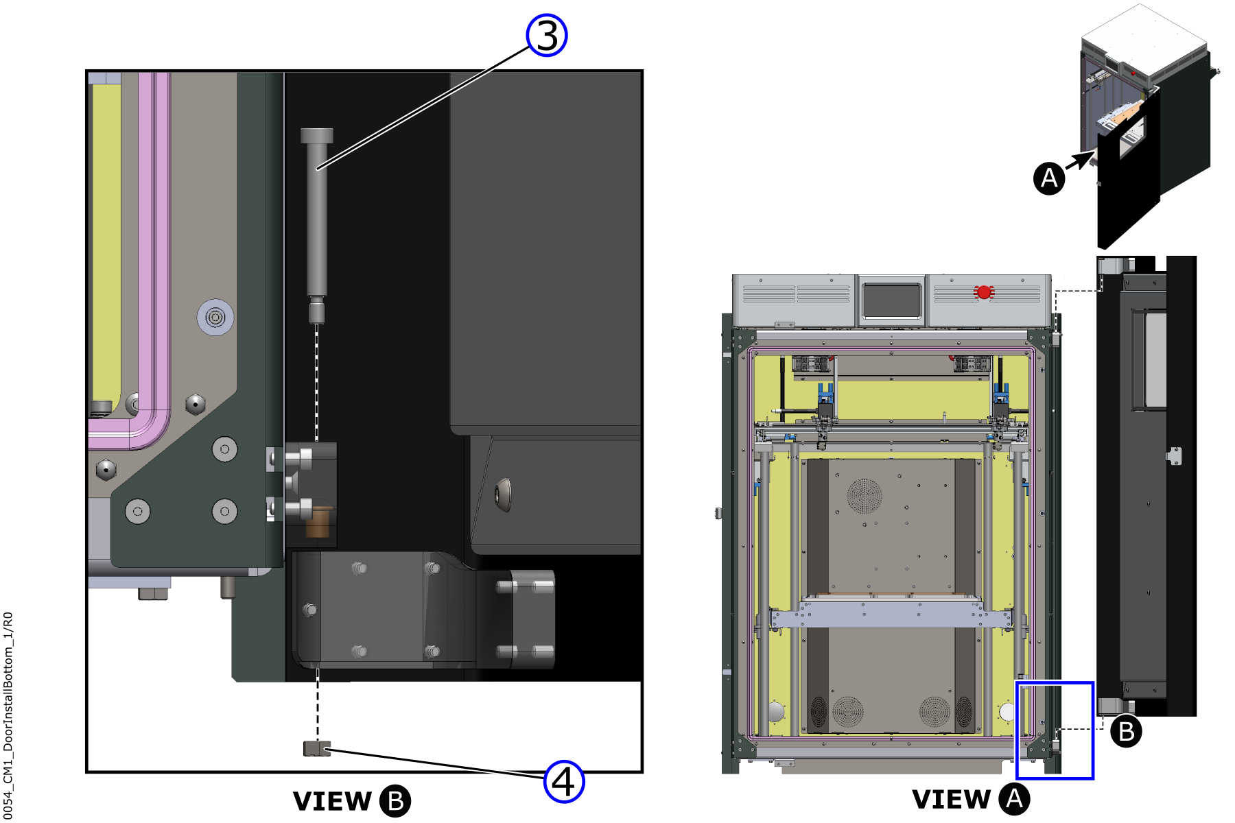 Door with Support Object