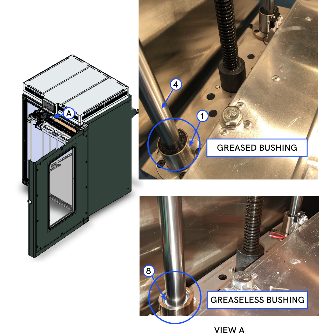 Lubricate the Ultimaker 3 axles