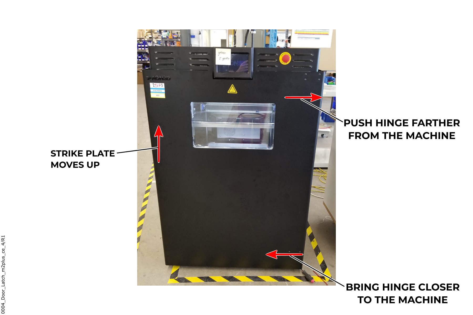 Moving the strike plate