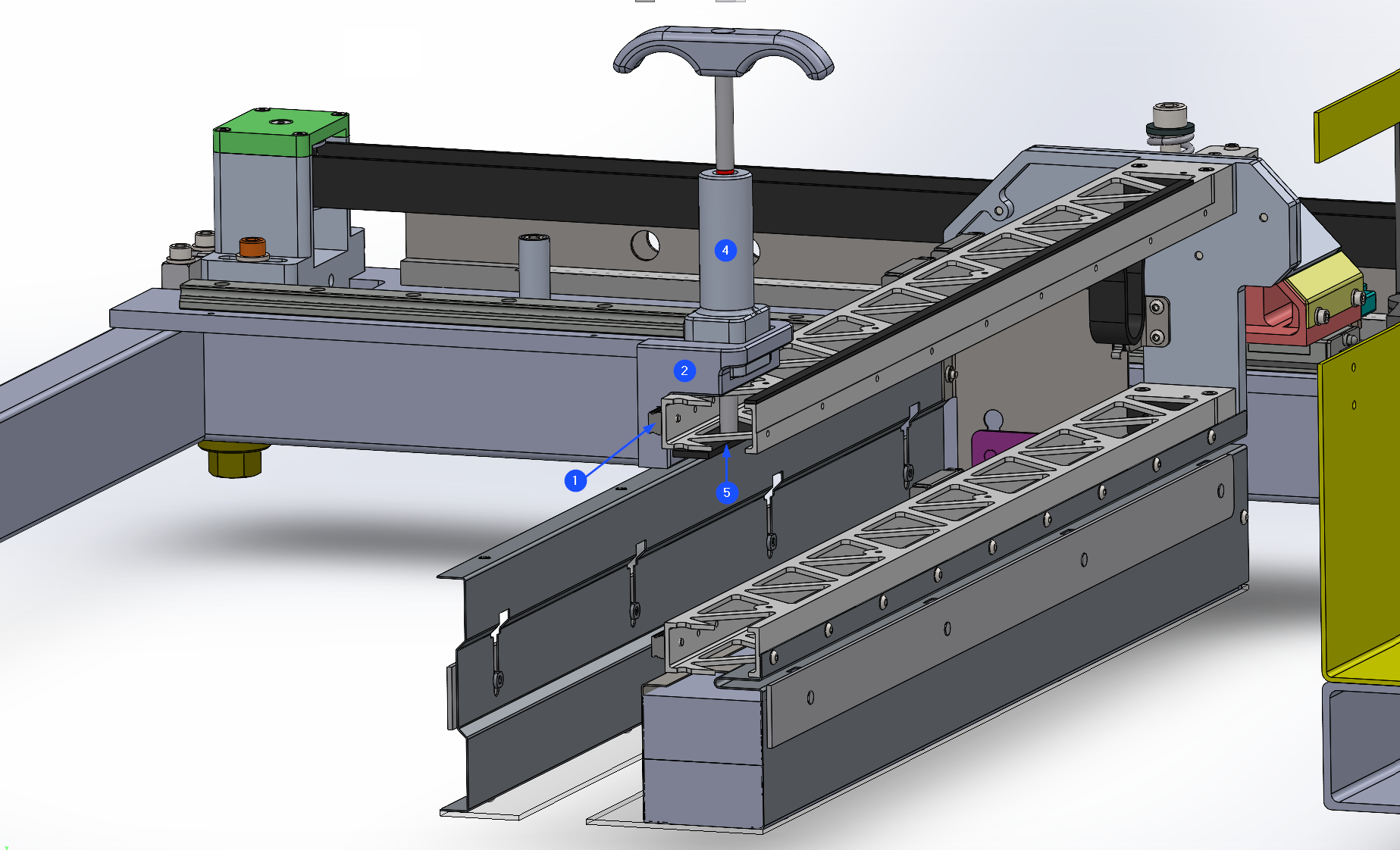 X-Belt Tool Installation - Cross Section