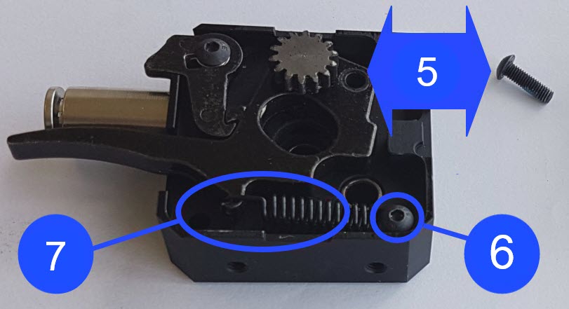 remove lever