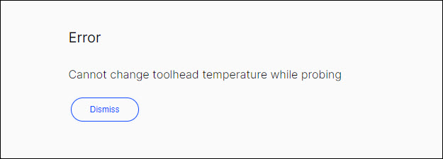 Temperature Change Error