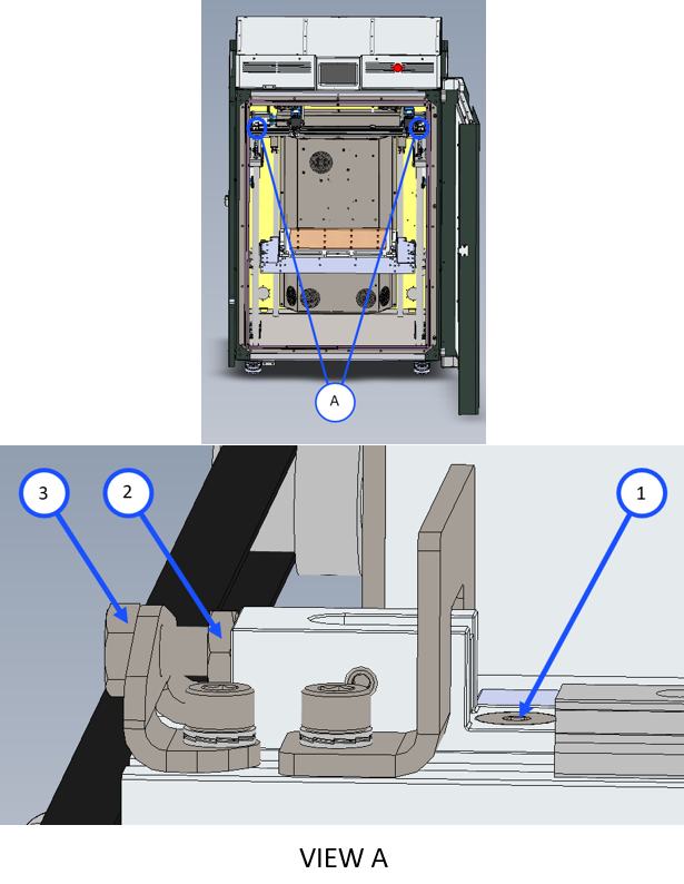 Adjust X-Axis Belt Tension