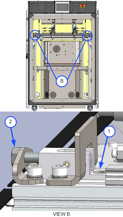 Adjust X-Axis Belt Tension