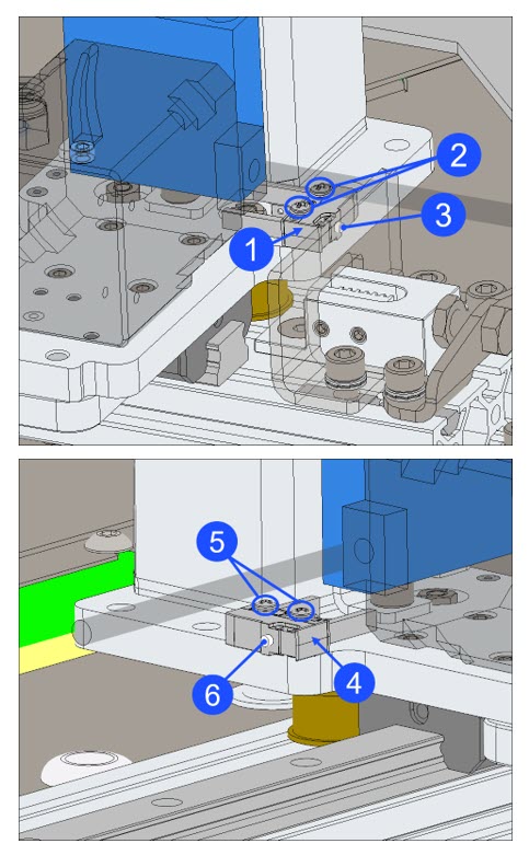 X-Axis Microswitch Locations