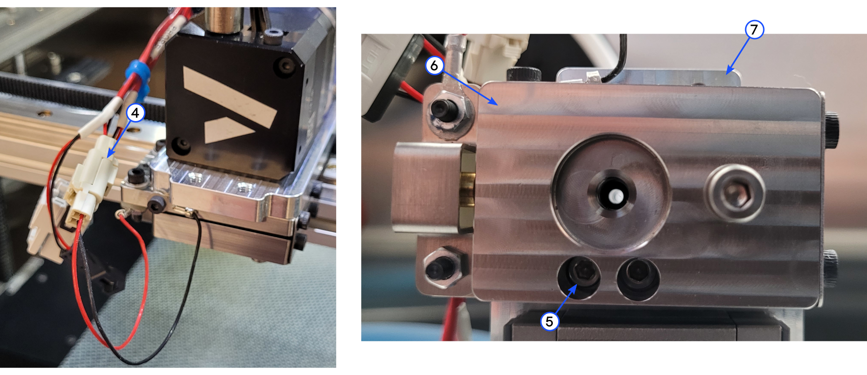 Remove the Flex Hinge Probe Assembly