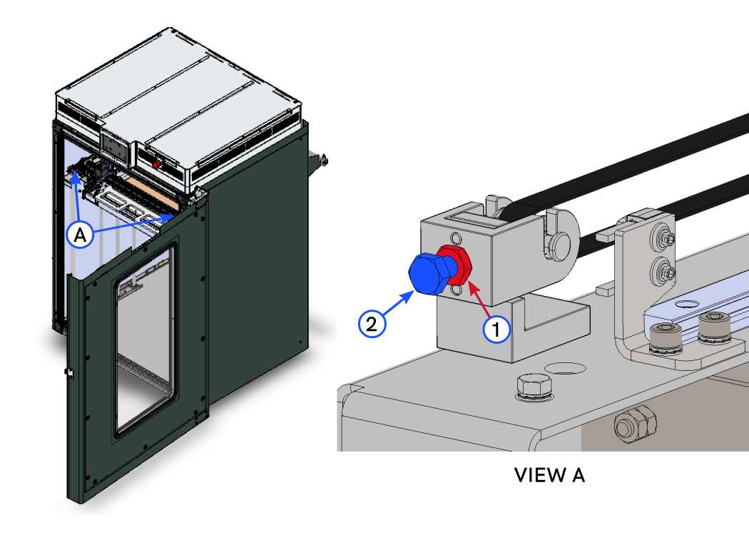 Adjust Y-Axis Belt Tension